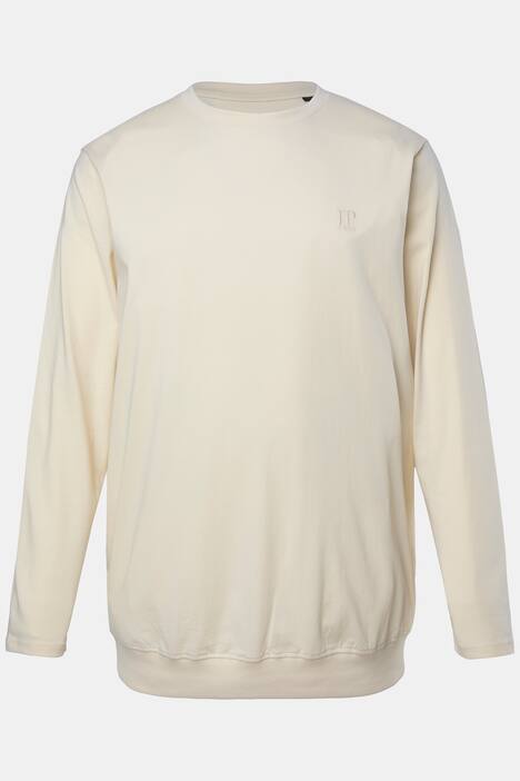 JP 1880 shirt met lange mouwen, basic, Buik-Fit, ronde hals, tot 8XL