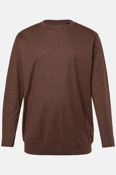 JP 1880 shirt met lange mouwen, basic, Buik-Fit, ronde hals, tot 8XL