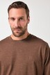 T-shirt manches longues et col rond, ventre confort, collection Basic - jusqu'au 8 XL