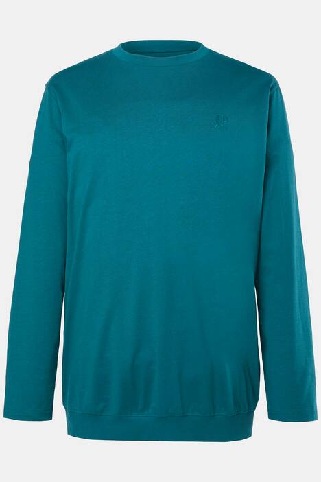 JP1880 Langarmshirt, Bauchfit, Basic, Rundhals, bis 8 XL