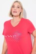 T-shirt de sport, séchage rapide, col V, manches courtes