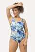 Badpak, met print, zonder zachte cups, ronde hals