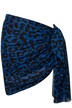 Paréo, jupe/robe de plage, motif léopard