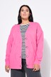 Cardigan oversized à col V et motif cœur