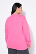 Cardigan oversized à col V et motif cœur