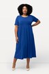 Jerseykleid, Empirenaht, Rundhals, Halbarm, Taschen