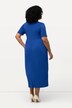 Jerseykleid, Empirenaht, Rundhals, Halbarm, Taschen