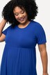 Jerseykleid, Empirenaht, Rundhals, Halbarm, Taschen