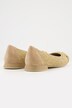 Caprice ballerina, flettet look, pyntespænde, bredde G