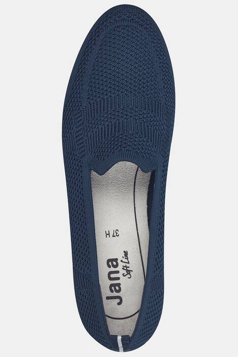 Tøffel, Jana Shoes, Softline, strikket, bredde H