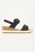 Caprice lædersandaletter, nubuck, bredde G
