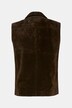 Chaleco JP 1880, piel, terciopelo suave, solapa