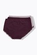 Lot de 3 culottes hipster, rayures/pois/uni