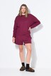 Pyjama, tweedelig, gestructureerde jersey, lange mouwen, shorts