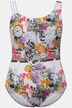 Maillot de bain avec bonnets souples, imprimé boussoles et triple bretelle