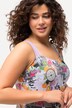 Maillot de bain avec bonnets souples, imprimé boussoles et triple bretelle