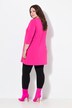 Longshirt, siernaden, A-lijn, V-hals, 3/4-mouw
