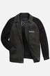 Lederblouson, Leder, feinstes Lammnappaleder, Hemdkragen, Knopfleiste