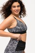 Bikini, todelt, linjer, softcups, justerbare stropper