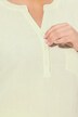 Musselin-bluse, oversized, tunikaudskæring, korte ærmer