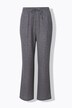 Pantaloni modello Rose in mussola con taglio della gamba ampio e cintura elastica