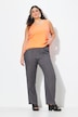 Pantaloni modello Rose in mussola con taglio della gamba ampio e cintura elastica