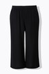 Jupe-culotte à taille élastique. Jambe large, longueur mollet
