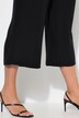 Jupe-culotte à taille élastique. Jambe large, longueur mollet