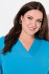 Longshirt, V-hals, 3/4-ermer