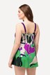 Vestido de baño, palmeras, rellenos blandos, forro Powermesh