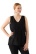 Top, děrovaná krajka, A střih, výstřih do V, bez rukávů