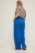 Pantaloni a vita alta con taglio della gamba ampio e cintura parzialmente elastica
