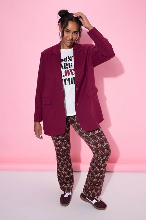Blazer, oversized, revers