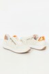 Sneakers en cuir Ara, fermeture éclair, semelle intérieure amovible, largeur H