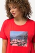 Camiseta, motivo fotográfico, oversize, cuello redondo, media manga
