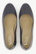 Leder-pumps, bølgesnit, bredde H