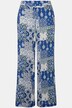 Pantalon Rose, mélange d'imprimés. Taille confortable et jambe droite.