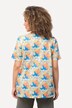 Abstract Print Short Sleeve V-Neck Tee