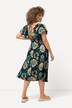Paisley Print Cap Sleeve Dress