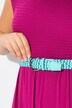 Ceinture tressée bicolore. Dentelle imitation cuir