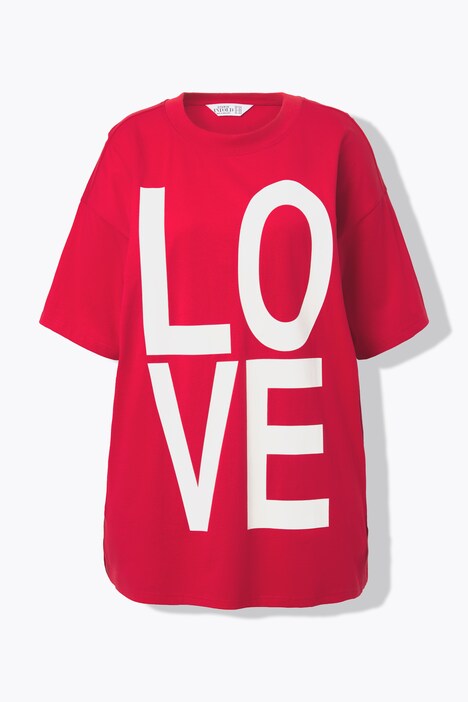 Oversize tričko, LOVE, kulatý výstřih, krátké rukávy
