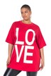Oversize tričko, LOVE, kulatý výstřih, krátké rukávy