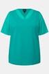 T-skjorte, chiffonpanel, V-hals, chiffon-halvermer