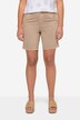 Straight Leg Elastic Waistband Shorts Recycled Polyester