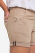 Straight Leg Elastic Waistband Shorts Recycled Polyester