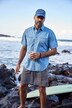 Short de bain JAY-PI, collection Beachwear. Taille élastique et rayures - jusqu'au 8 XL