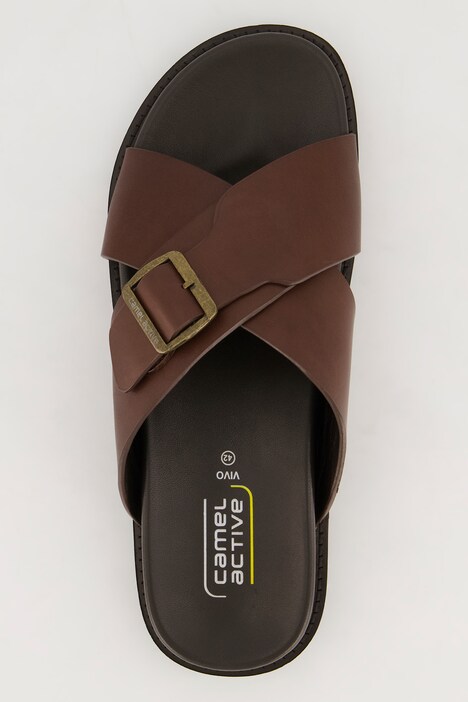 Pantolette, Camel Active, echtes Leder