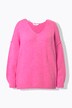 Pull oversized, col V, manches longues et amples