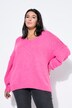 Pull oversized, col V, manches longues et amples
