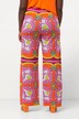 Pantalon slinky en jersey piqué. Jambe large et taille élastique